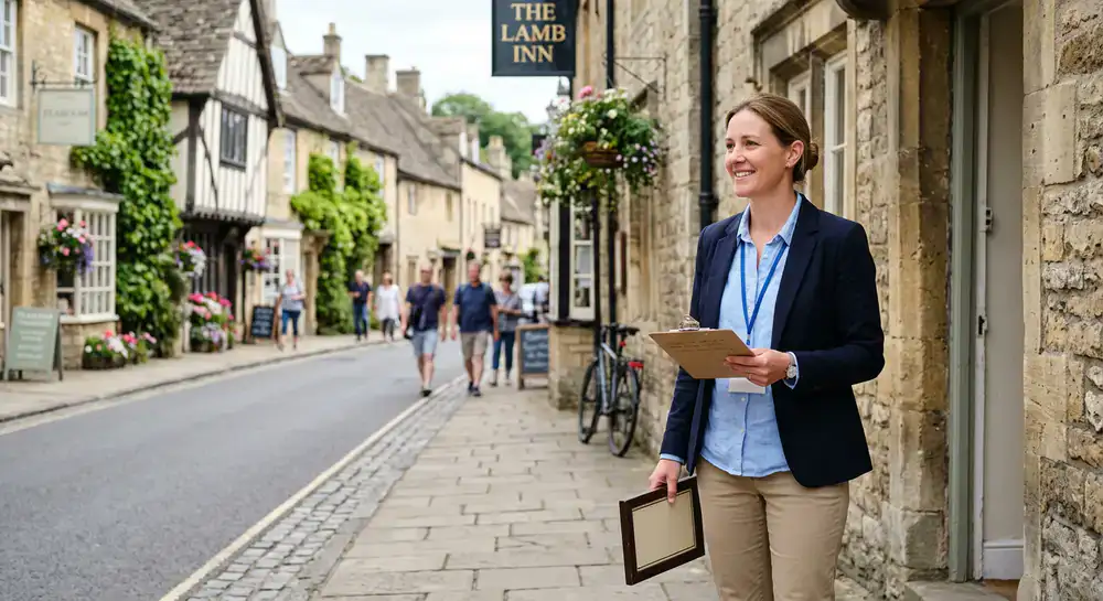 Crown & Shire tours local guide waiting for guests