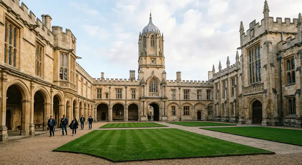 Historic architecture of Oxford University courtyards