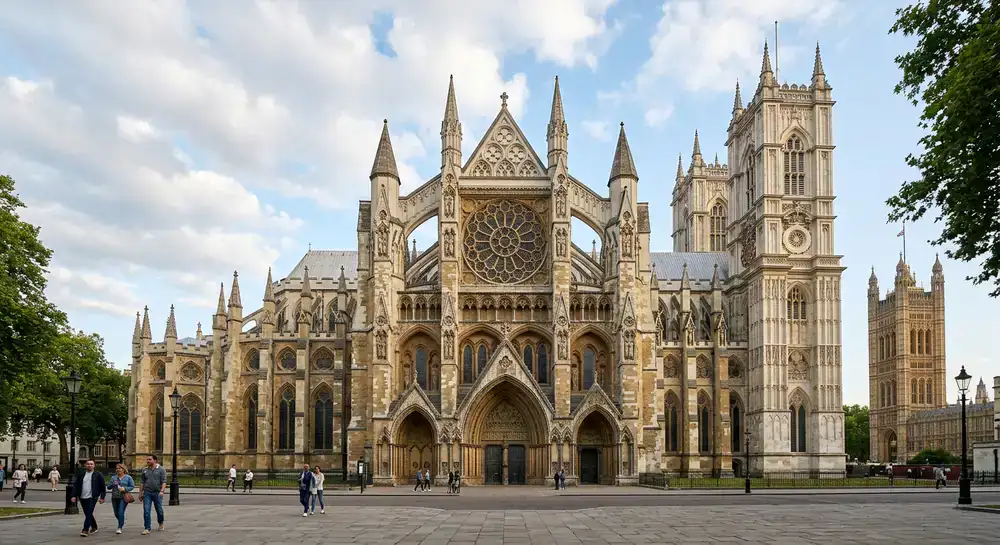 Westminster Abbey architecture in London